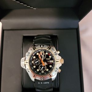 Citizen vintage eco drive aqualand watch